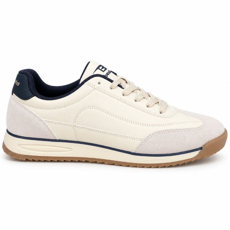 Retro Koşu Sneaker (Ekru/Bej)